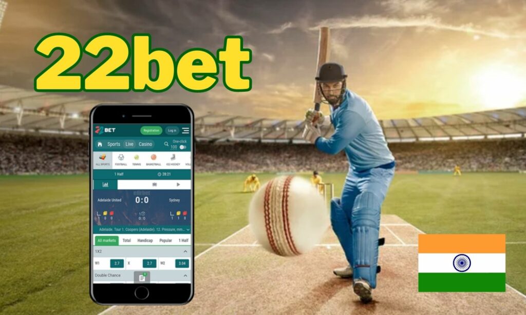22bet India official application for sports betting download instruction