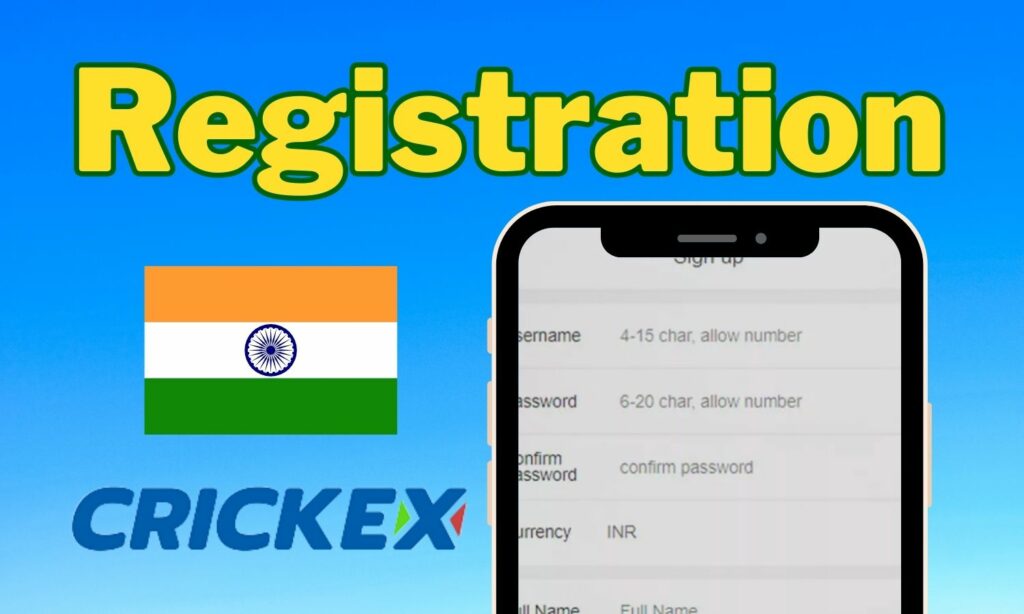 Crickex Detailed Registration guide in India