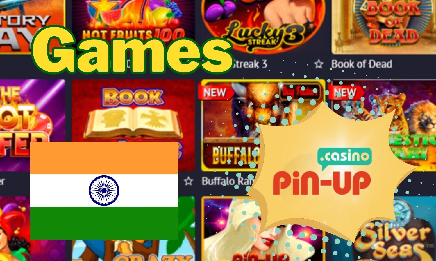 Pin-Up Online Casino games overview in India