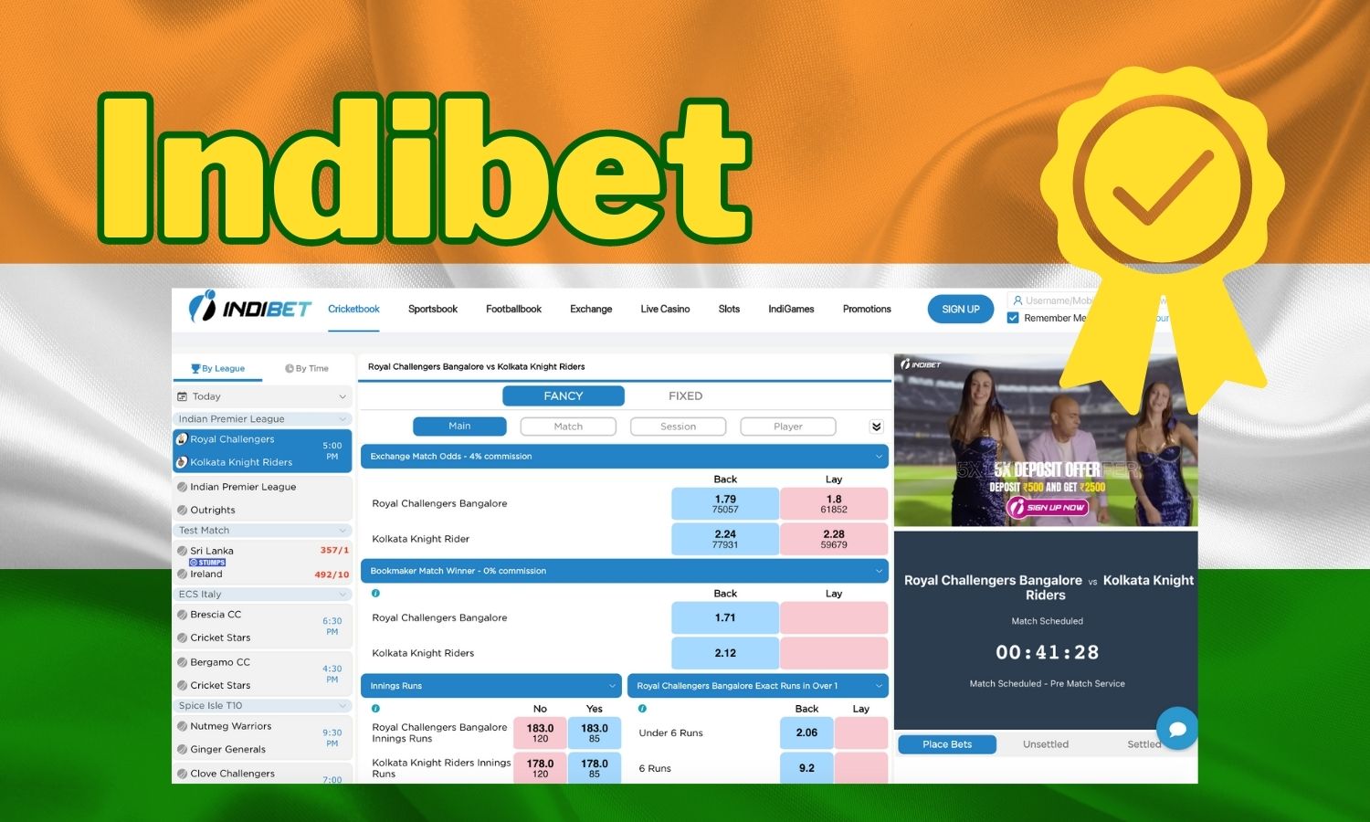 Indibet website overview and guide for betting in India